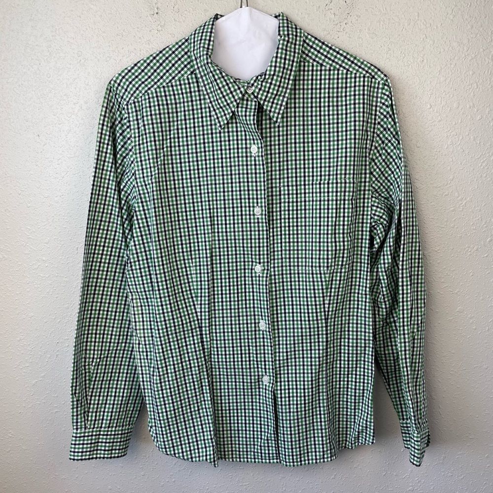 Liz Claiborne LizSport Button Down Shirt Size M EUC